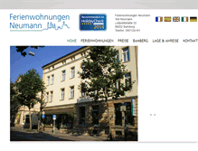 Tablet Screenshot of ferienwohnung-neumann.de